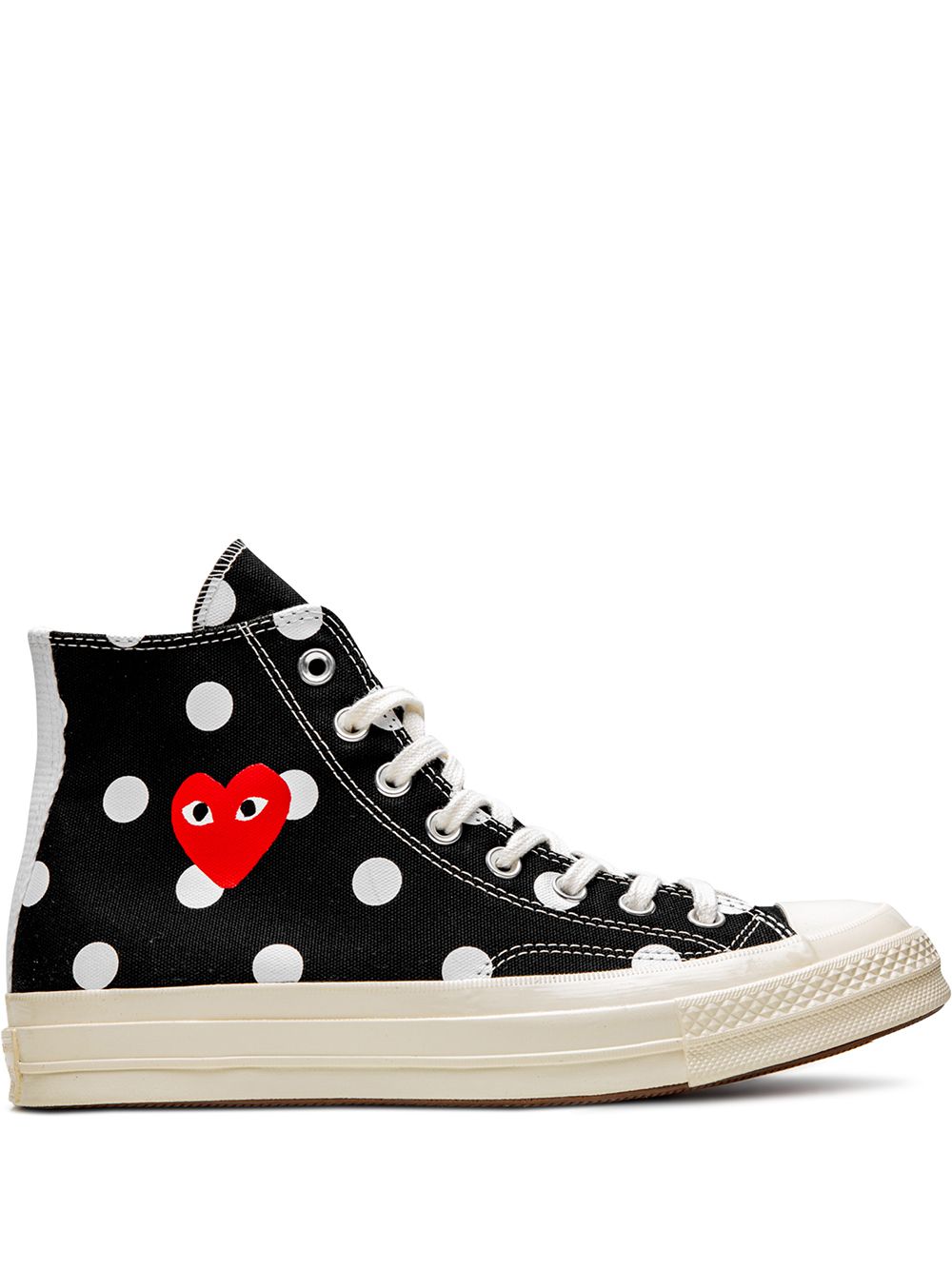 Comme Des Garçons Play x Converse - Chuck 70 Hi sneakers - unisex - Rubber/Canvas - 10 - Black