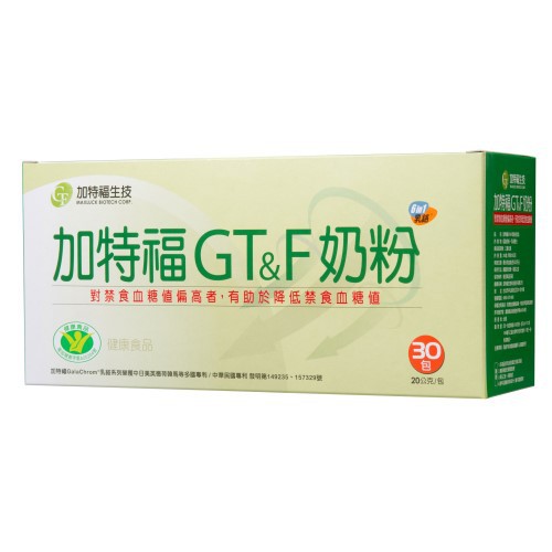 加特福生技 加特福GT&F奶粉 (30包/ 單盒)【杏一】