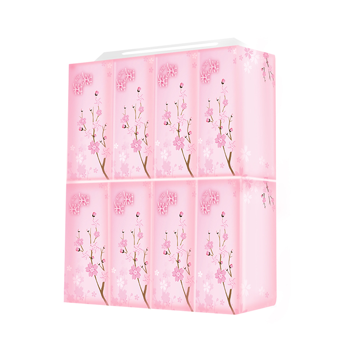 【葇葇】優質抽取式衛生紙櫻花款 100抽x8包/串