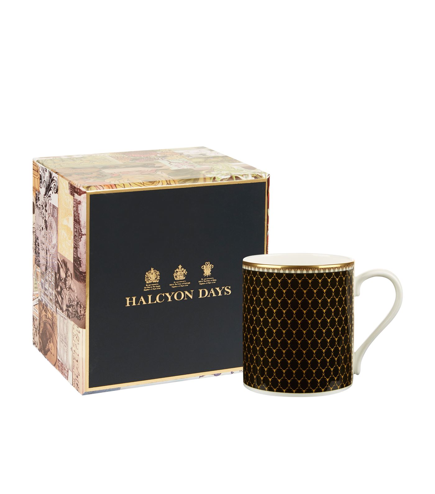 Halcyon Days - Designed in collaboration with Scotland's Gordon Castle, this mug from Halcyon Days' 