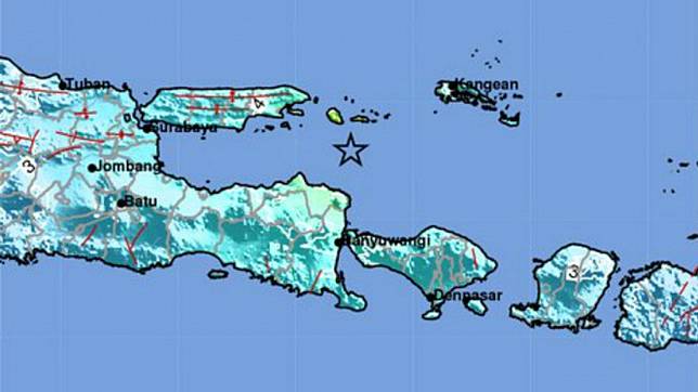 Ilustrasi gempa Situbondo.