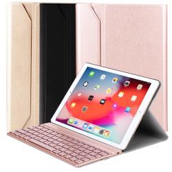 ◎1.超薄藍牙鍵盤，原廠注音印刷鍵帽 ，三段式七彩透光按鍵，巧克力剪刀腳式設計 。|◎2.鋁合金鍵盤與同色優質皮套二合為一 ，分離式設計，鍵盤僅有5mm，含平板合閉僅20mm 。|◎3.保固一年。類型