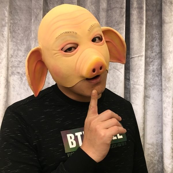 面具豬八戒面具cos唐僧孫悟空豬動物頭套酒吧派對-超凡旗艦店