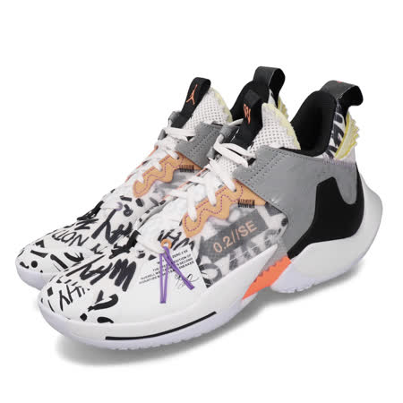 品牌: NIKE型號: AV4126-101品名: Jordan Why Not Zer0.2 SE PF特點: 喬丹 避震 包覆 運動 球鞋 明星款 白 黑