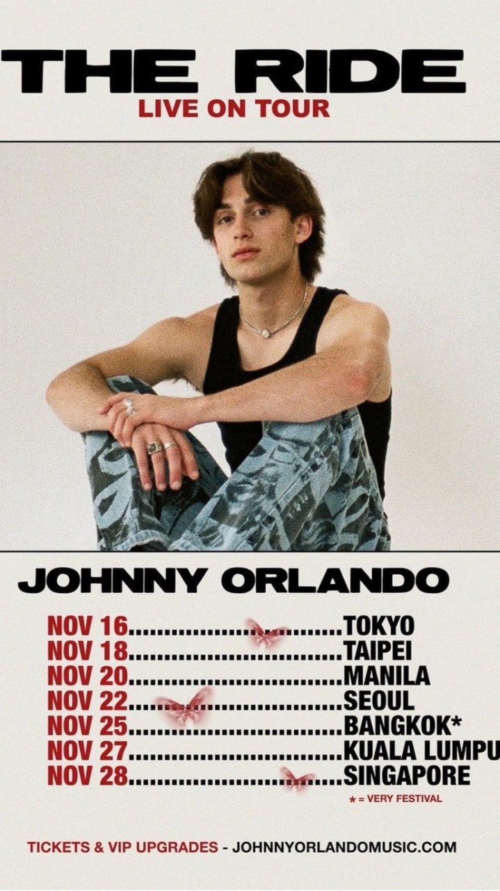 Johnny Orlando The Ride Tour in Taipei