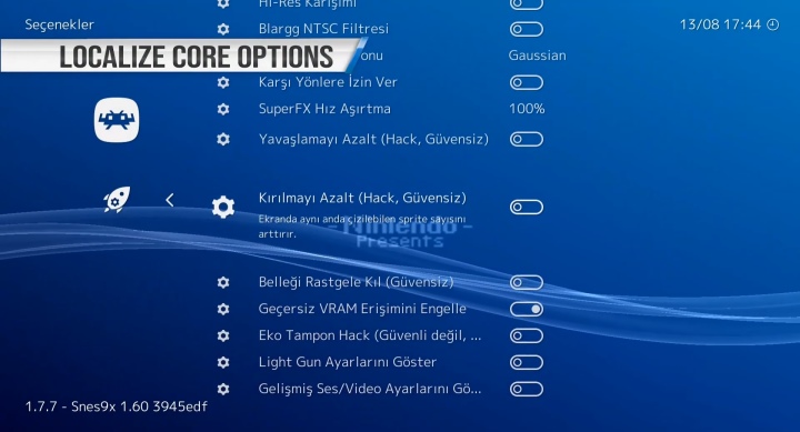模擬器選項也加入了翻譯的功能，以後應該能看到正體中文的選單。