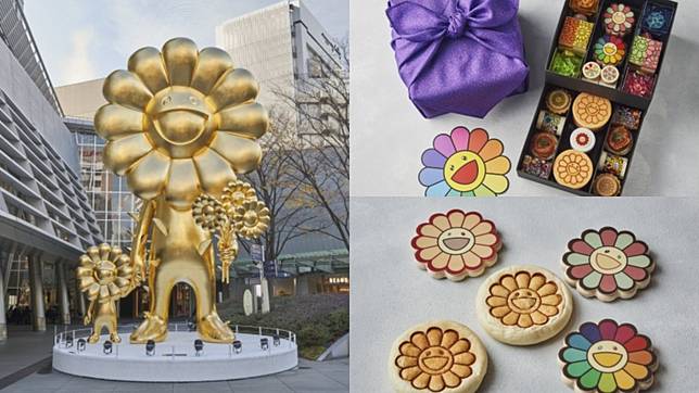 大花牽小花 村上隆10公尺高 花花親子 亮相東京六本木新城 期間限定咖啡館同步登場 Shopping Design Line Today