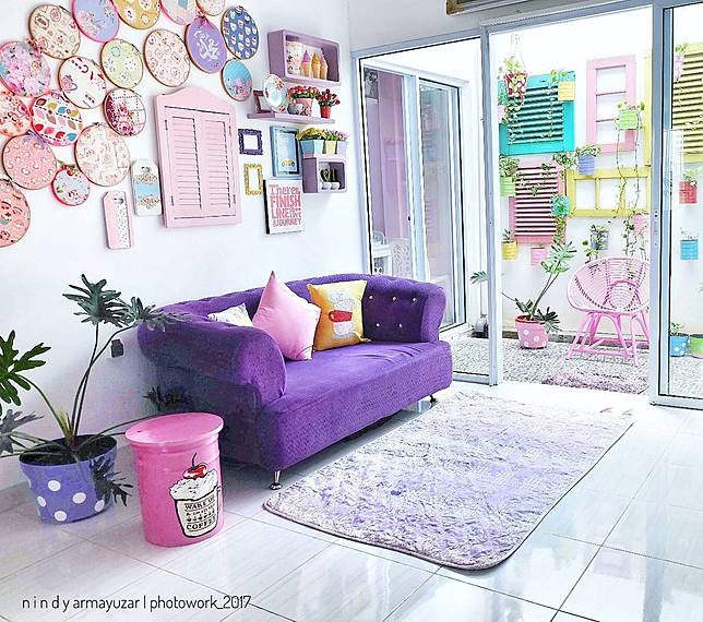 Rumah Shabby Chic Trik Dekorasi  Warna  Pastel  yang Ceria