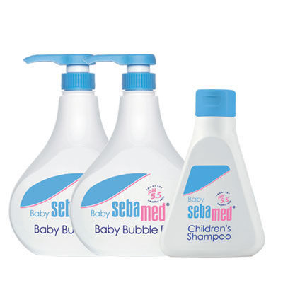 ★優兒房☆ Sebamed 施巴 嬰兒泡泡浴露500ml x 2超值組 贈 嬰兒洗髮乳150ml