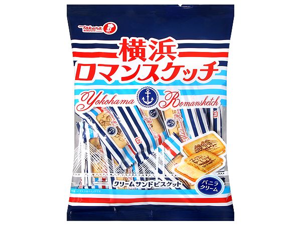takara 寶製果~橫濱奶油風味夾心餅乾(126g)【D050204】，還有更多的日韓美妝、海外保養品、零食都在小三美日，現在購買立即出貨給您。