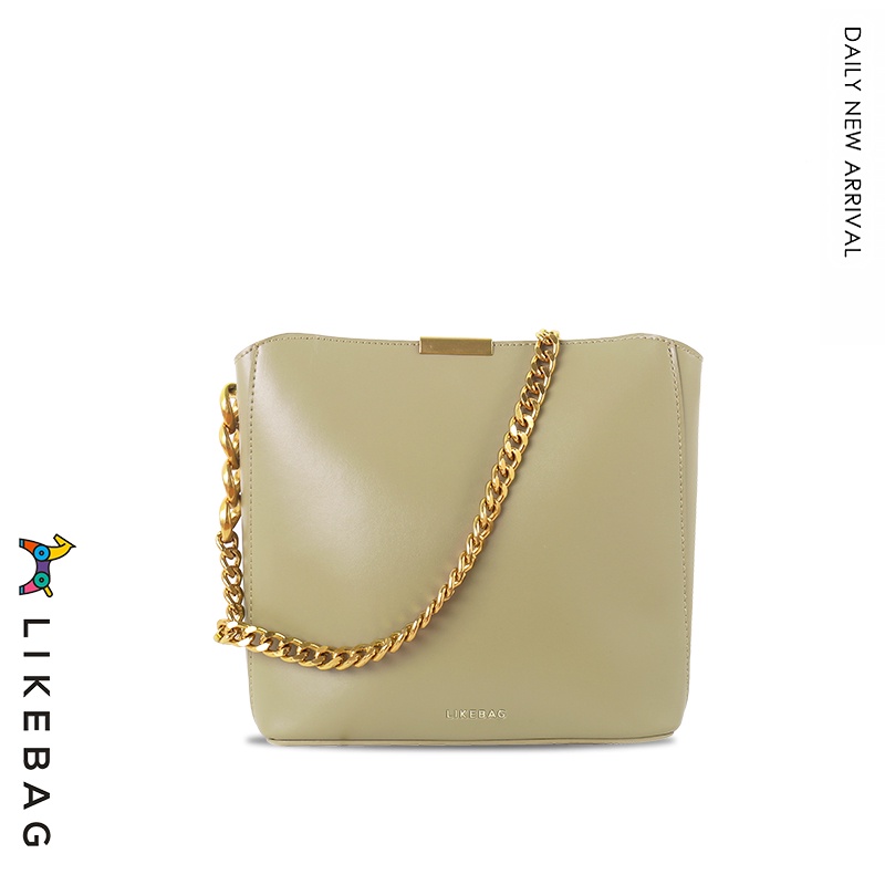 Likebag 流行新款 鏈條包 鏈帶包 女包 女生包包 復古女包 金屬鏈條 斜挎包 手機包 鑰匙包 斜挎包 斜背包