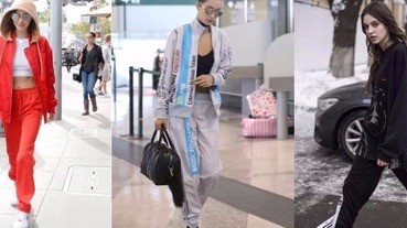 高腰、開衩、超時髦，那些被時尚達人穿上的運動服都是怎樣的令人驚艷？