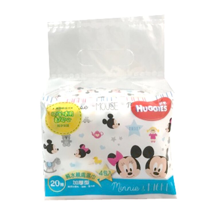好奇迪士尼 純水濕巾厚型 20抽*4包入【德芳保健藥妝】。嬰幼兒與孕婦人氣店家德芳保健藥妝的首頁有最棒的商品。快到日本NO.1的Rakuten樂天市場的安全環境中盡情網路購物，使用樂天信用卡選購優惠更