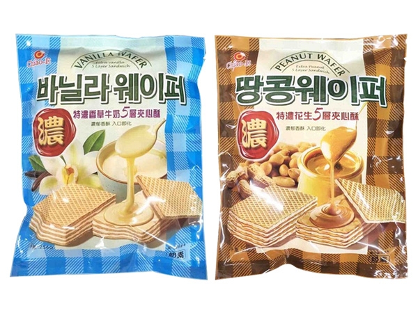 Chiao-E 巧益~特濃 花生／香草牛奶 5層夾心酥(256g) 款式可選【D139667】，還有更多的日韓美妝、海外保養品、零食都在小三美日，現在購買立即出貨給您。
