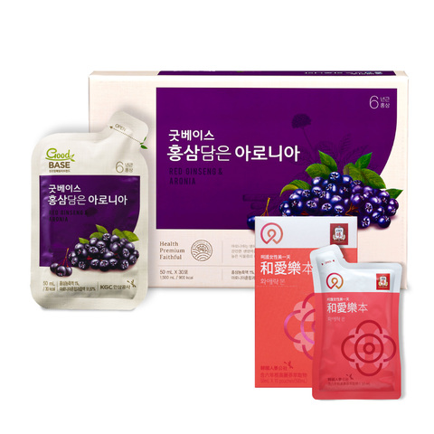 正官庄 高麗蔘野櫻莓飲30入+ 和愛樂本 10入