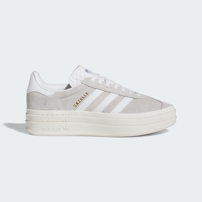 ADIDAS ORIGINALS GAZELLE BOLD W 女休閒鞋-白灰-HQ6893