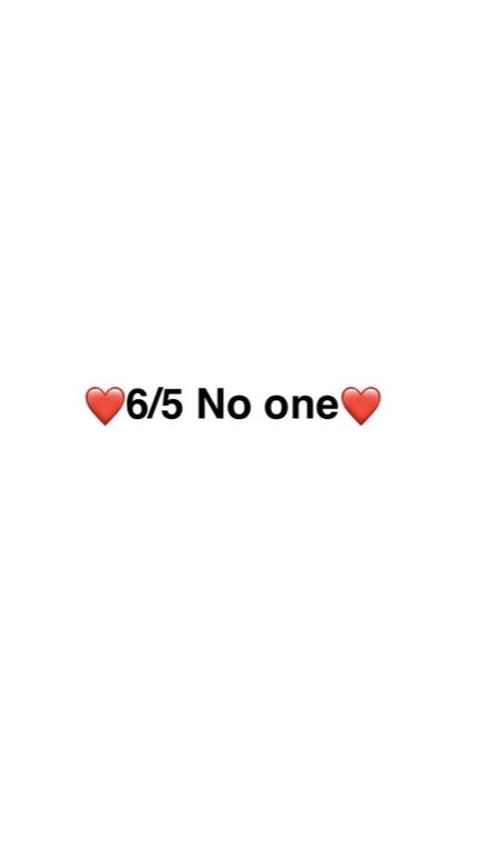 6/5 no one