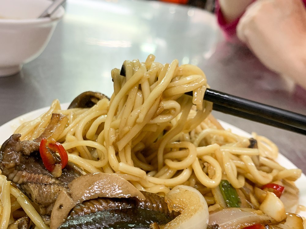 生炒鱔魚麵, 嘉義美食, 嘉義文化路美食, 嘉義小吃, 青蛙湯, 生炒腰只, 生炒鱔魚麵, 錦魯麵