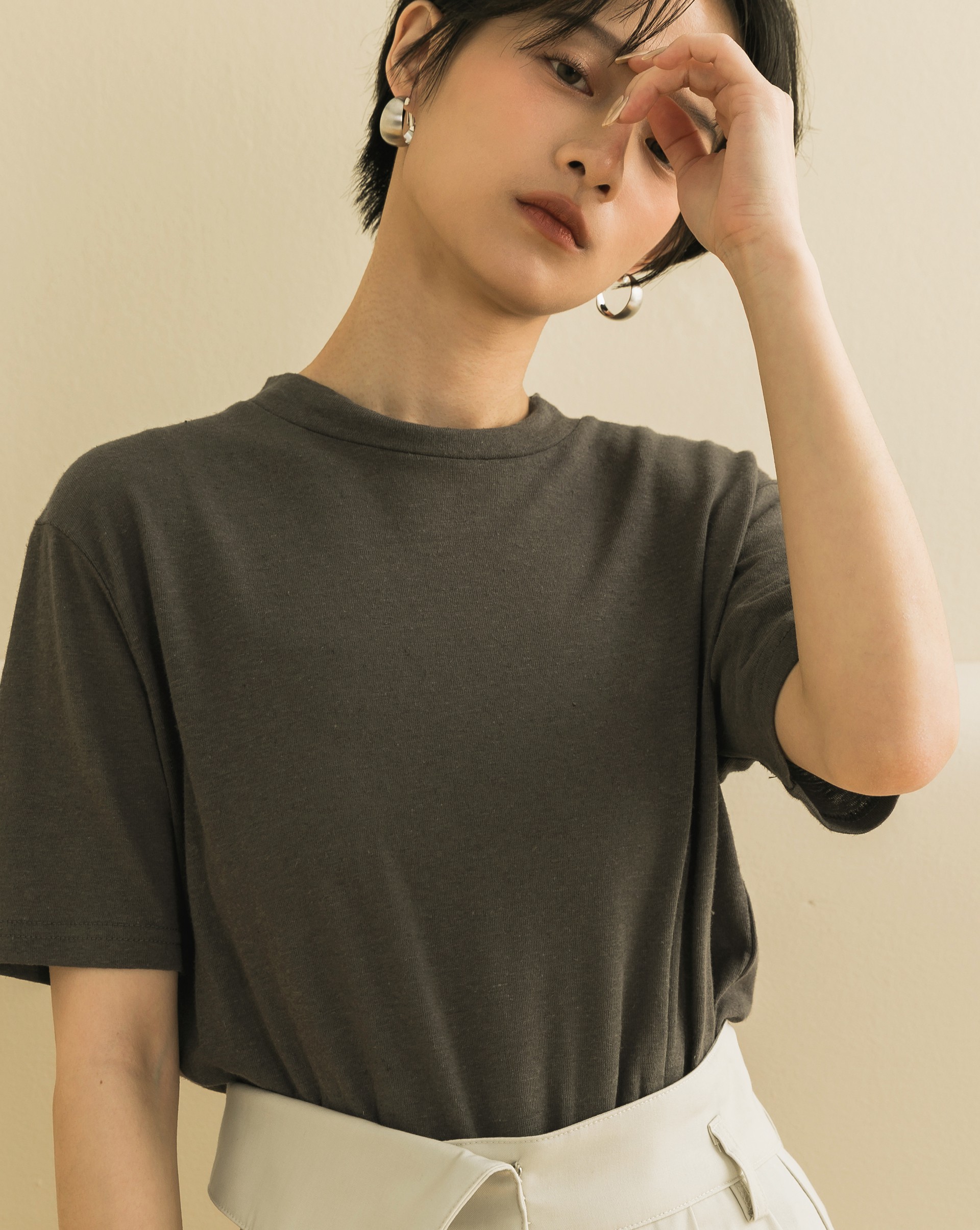 舒適薄料棉料/微合身百搭板型