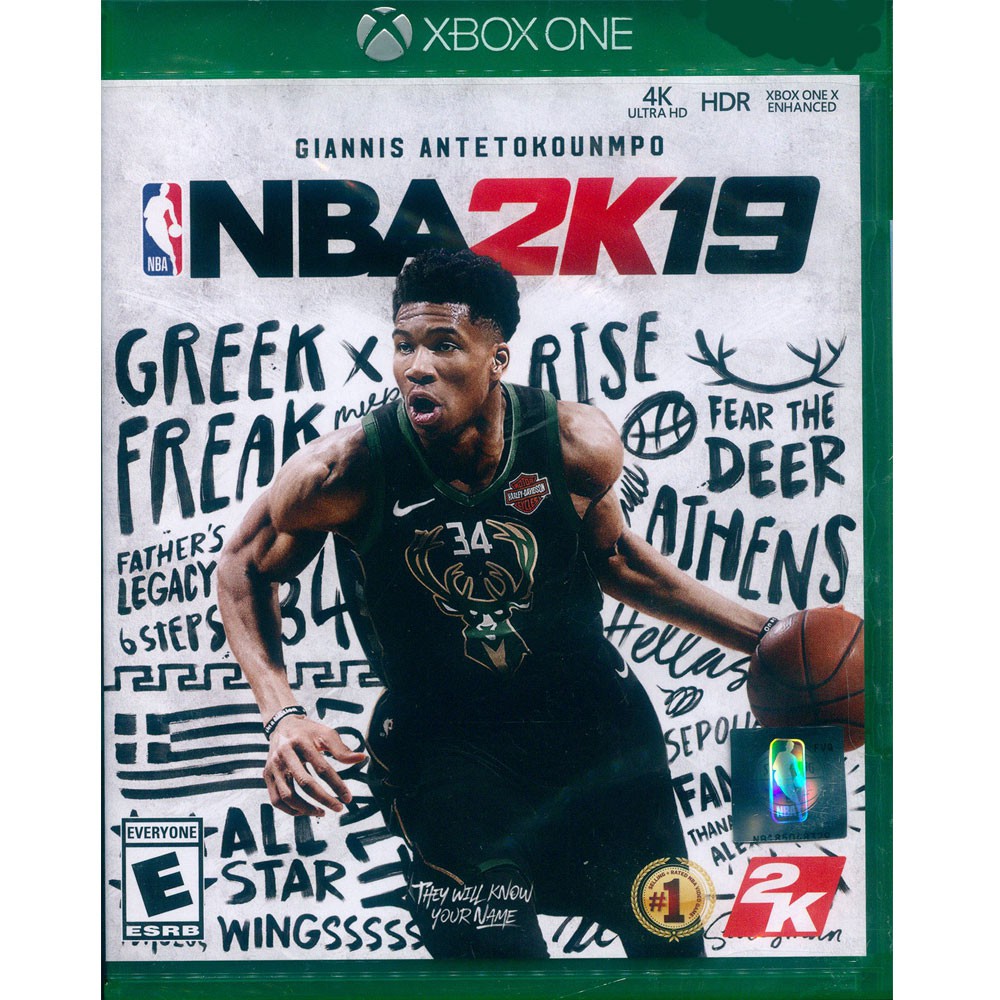 (現貨全新) XBOX ONE 勁爆美國職籃 2K19 中英文美版 NBA 2K19【一起玩】