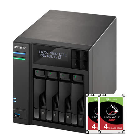 採用 Intel Celeron (Apollo Lake) 四核心處理器，強化對應 4K畫質輸出效能全方位4 bay NAS，採用Intel Celeron(Apollo Lake)四核心處理器，強