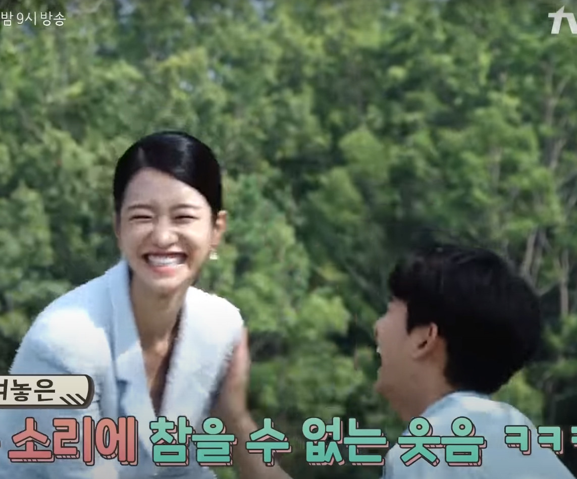 《雖然是精神病但沒關係》有愛花絮5：徐睿知&金秀賢對看又笑場