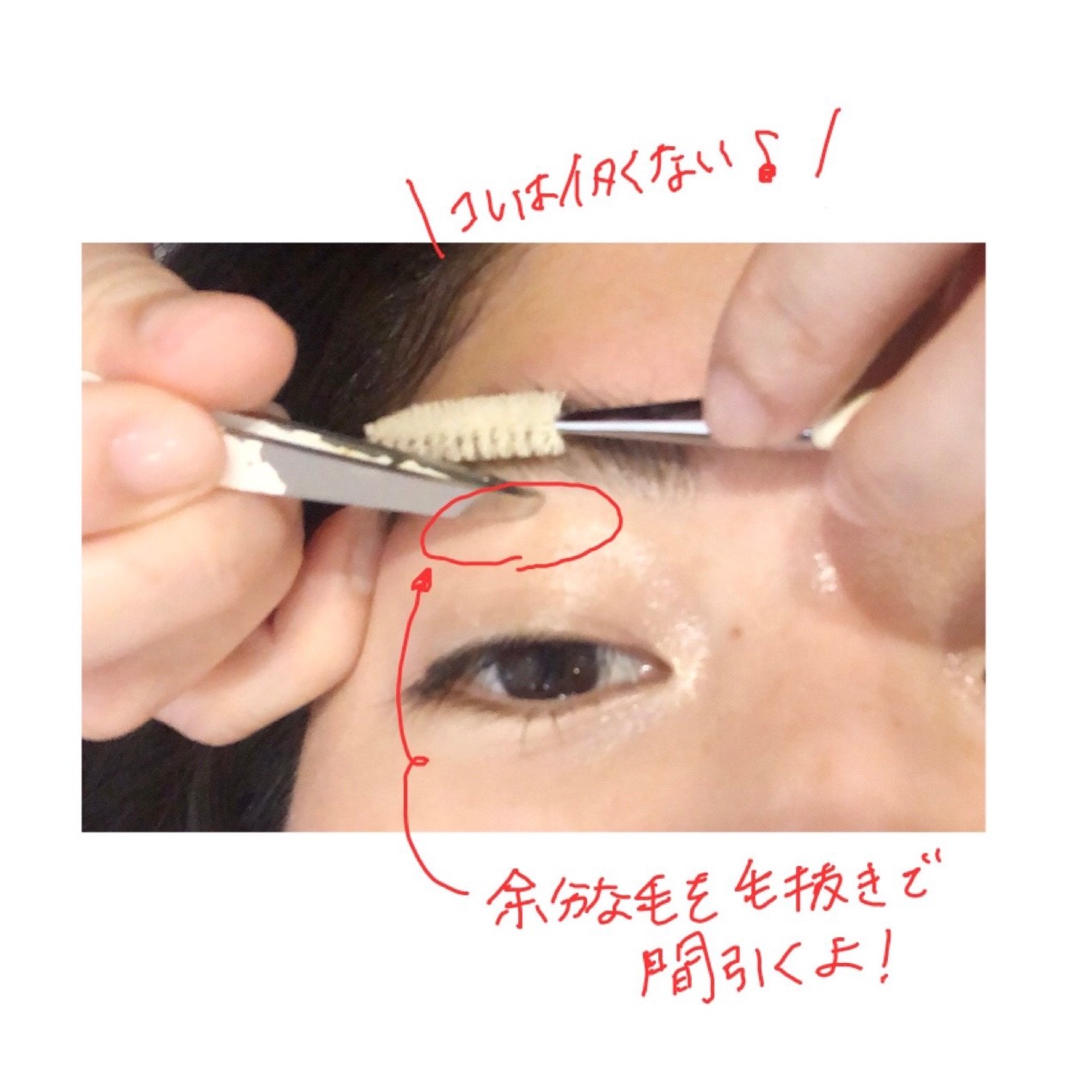 濃い 太い眉 編集ｔが眉毛サロンに行ってみた ワックス 毛抜き編