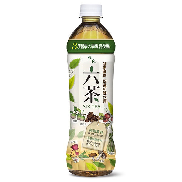 悅氏六茶 550ml