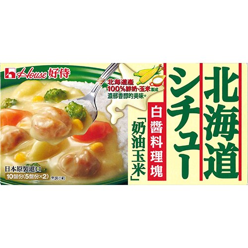 好侍北海道白醬料理塊(奶油玉米) 180g/盒【愛買】