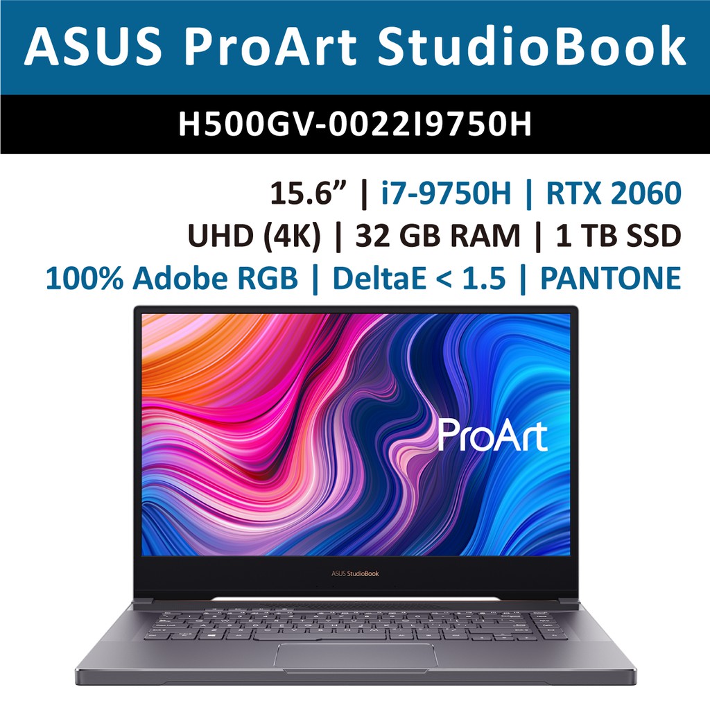 型號：H500GV-0022I9750HNCC：CCA3REW3商品規格✅處理器 ：Intel Core i7-9750H - 6 核心✅螢幕顯示：15.6 / UHD (3840 x 2160) /
