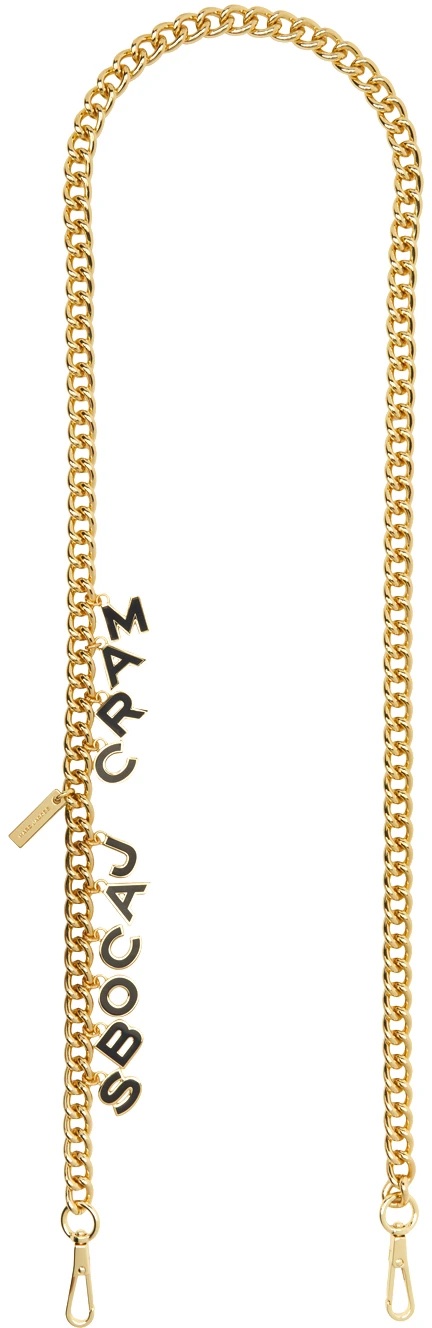 MARC JACOBS 金色 Charm 肩帶