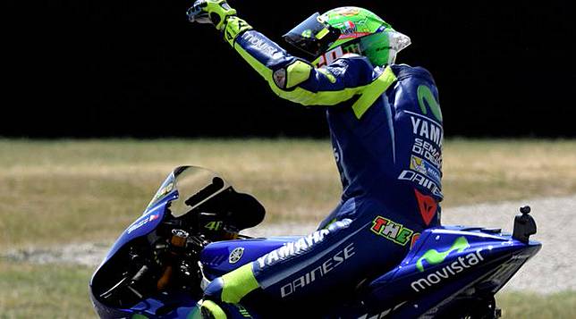 10 Kemenangan Paling Dramatis Valentino Rossi di MotoGP 