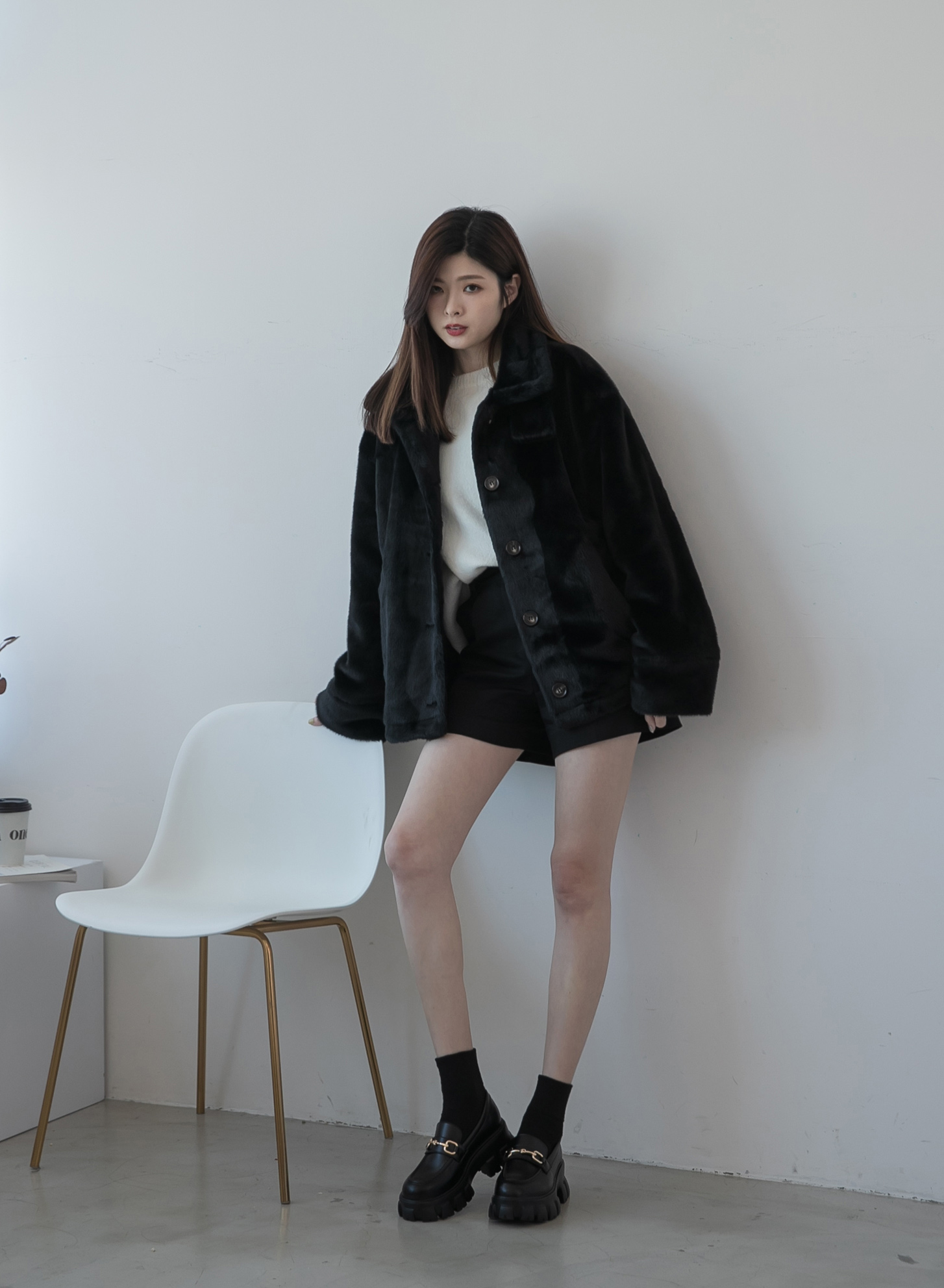 D+AF鋸齒底馬銜釦樂福鞋 樂福鞋穿搭