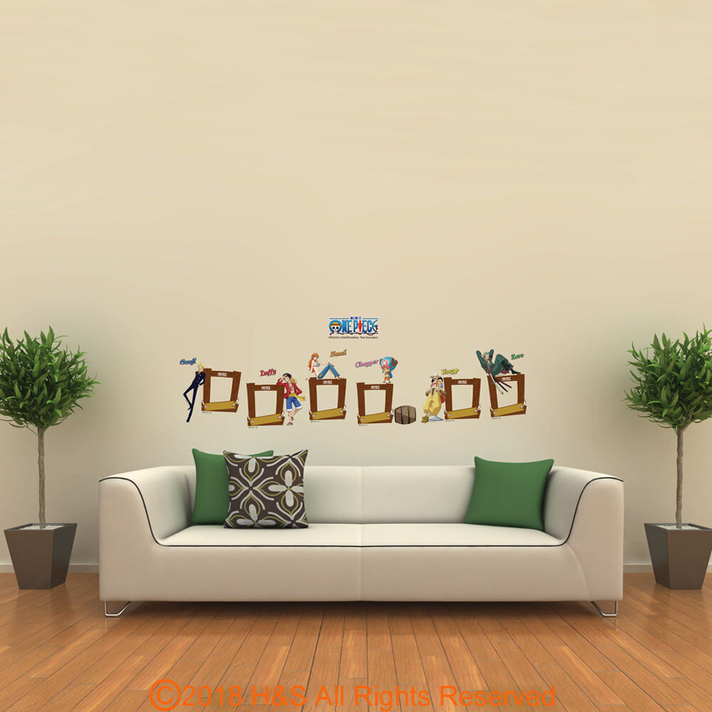 【航海王】新世界相框壁貼(35x50cm雙拼) 航海王(ONE PIECE)在台灣又稱海賊王，是一部連載中的日本少年漫畫作品，主要描述主角蒙其‧D‧魯夫為了要實現與「紅髮」傑克的約定而出海，在遙遠的路