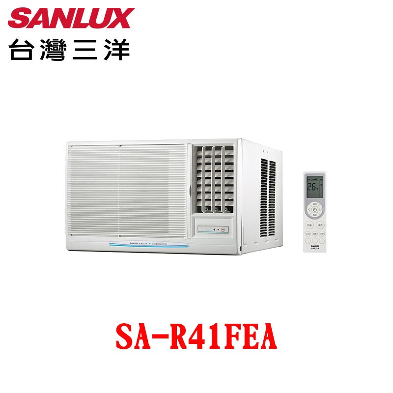 【SANLUX 三洋】6-9坪 窗型右吹定頻冷氣 SA-R41FEA