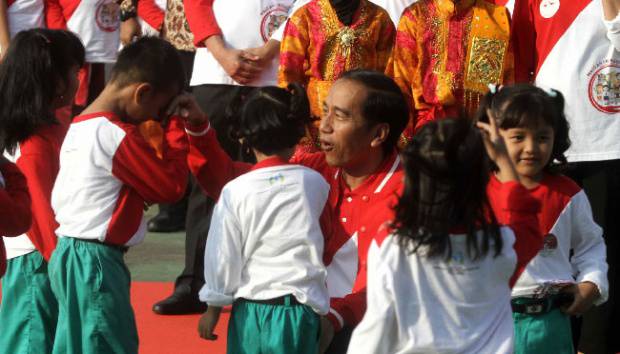  Hari Anak Nasional, Jokowi Ingin Hapuskan Budaya Ospek di Sekolah 