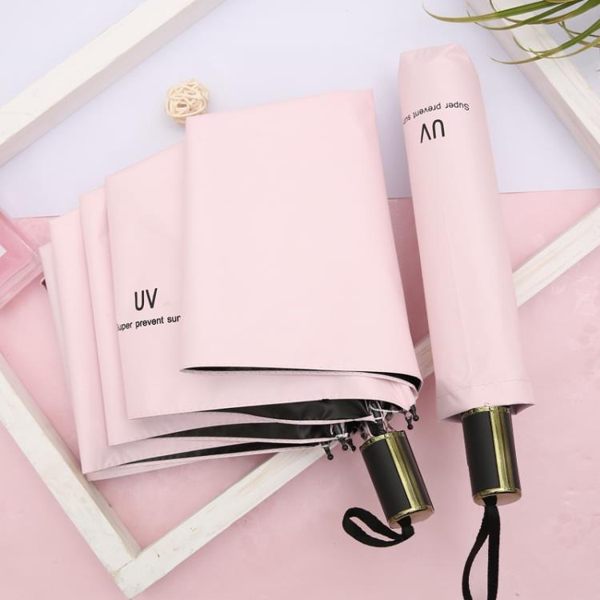 雨傘全自動晴雨傘防曬傘女遮陽傘黑膠防紫外線太陽傘男三折兩用傘學生 晶彩生活