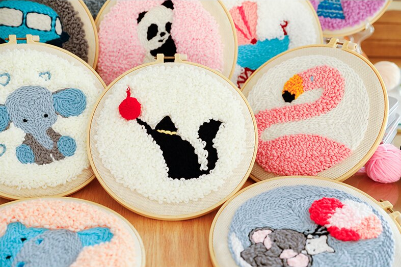 俄羅斯戳戳繡手工繡毛線