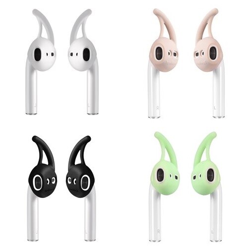 由矽膠製成可持久舒適 簡單而創新的設計,能提供更好的聆聽體驗而不會影響舒適度 適合跑步慢跑騎自行車健身等運動狀況下,更確保耳機穩定配戴不掉落 airpods耳機不包括在內 內含大小尺寸耳塞各1對共4顆