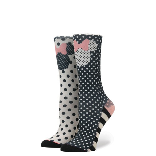 【STANCE】SPRINKLED MINNIE SOCKS Disney系列 女款 中筒襪 / 小腿襪 化學原宿