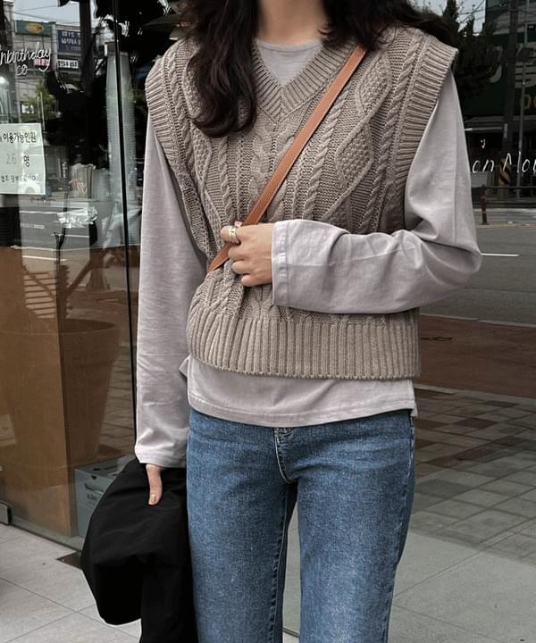 韓國空運 - Most Cable Knitwear Best 針織衫