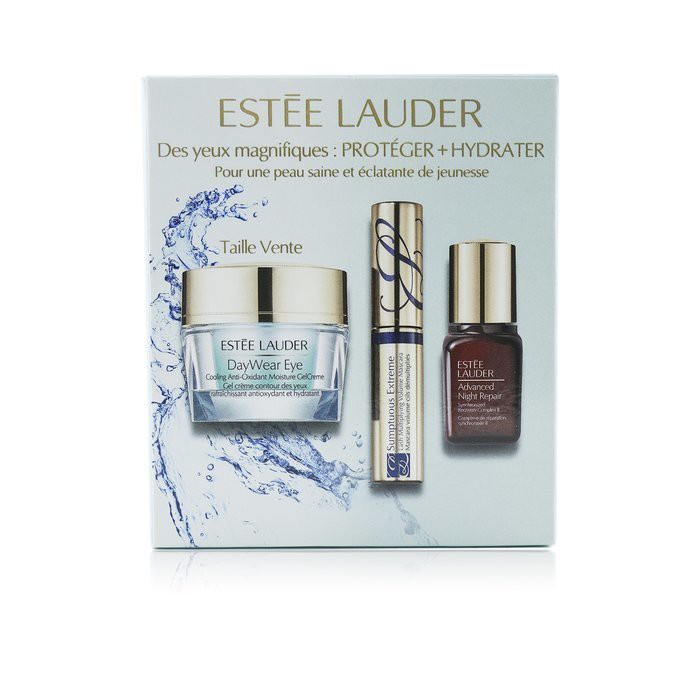Beautiful Eyes (Protect+Hydrate) Set: 1x DayWear Eye Cooling Anti-Oxidant Moisture Gel Cream 15ml/0.