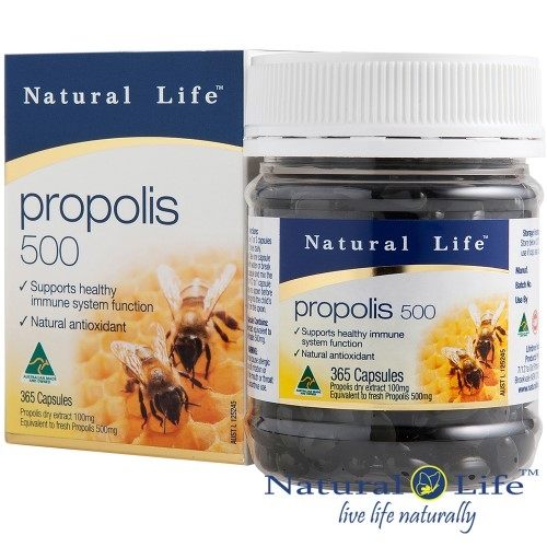 澳洲蜂膠膠囊500mg(365粒)【澳洲Natural Life】買多更優惠