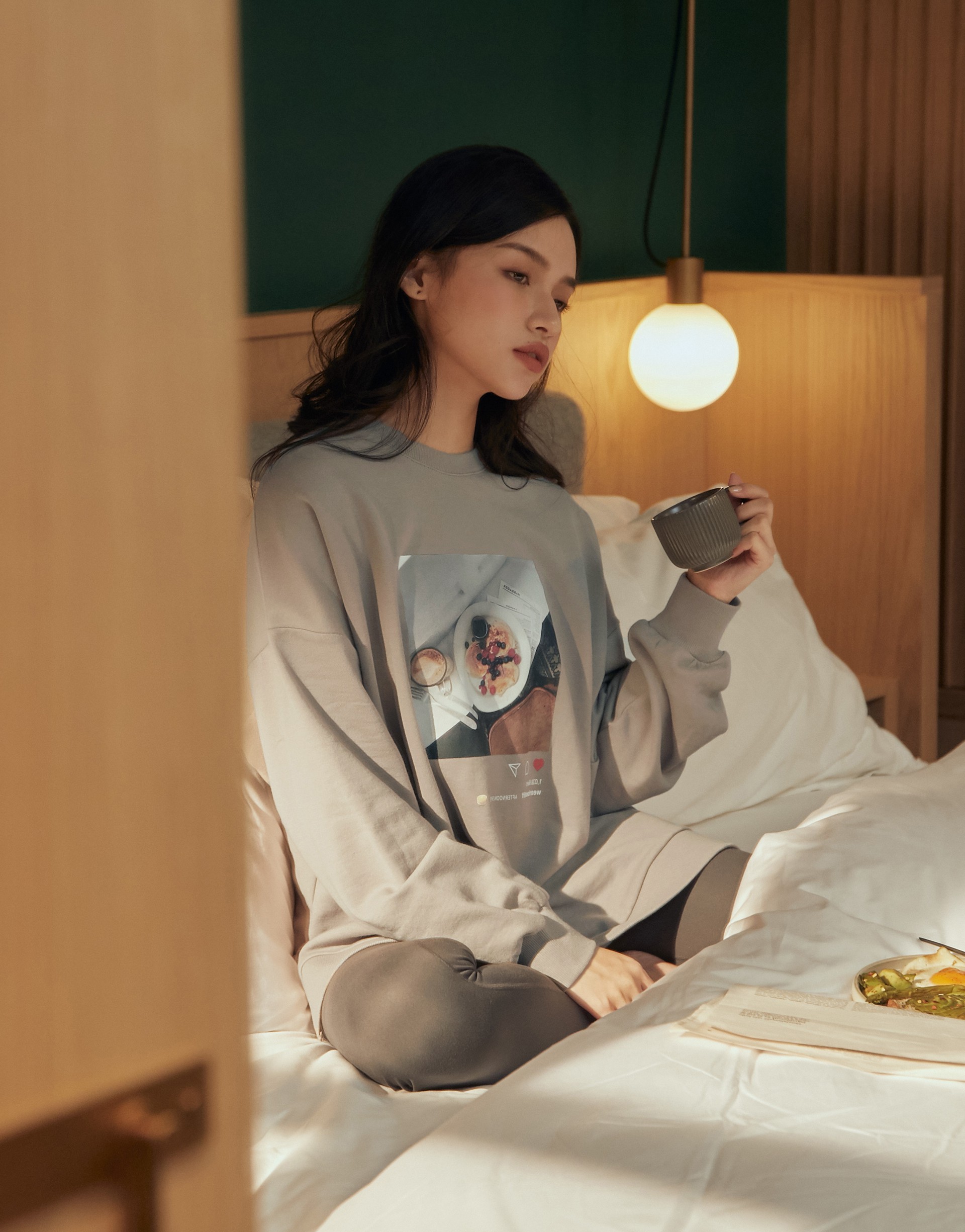 精緻相片印刷/可愛配色/寬鬆自在版型