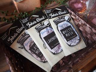 [現貨ing] 日本John's Blend香氛掛片～～白麝香White Musk， 麝香茉莉Musk Jasmine，蘋果甜梨Apple Pear