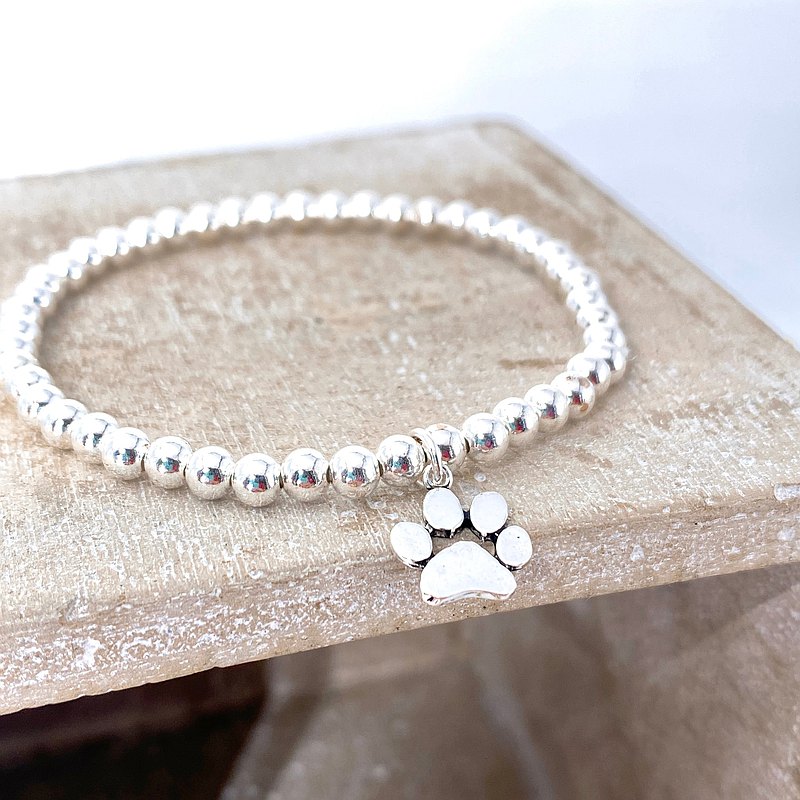 純銀 貓掌 S925 手鍊