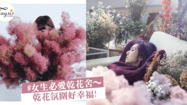 #女生必愛乾花舍～「白紙花舍」連志明春嬌都到場取景喔！在乾花氛圍下好幸福治癒呀～