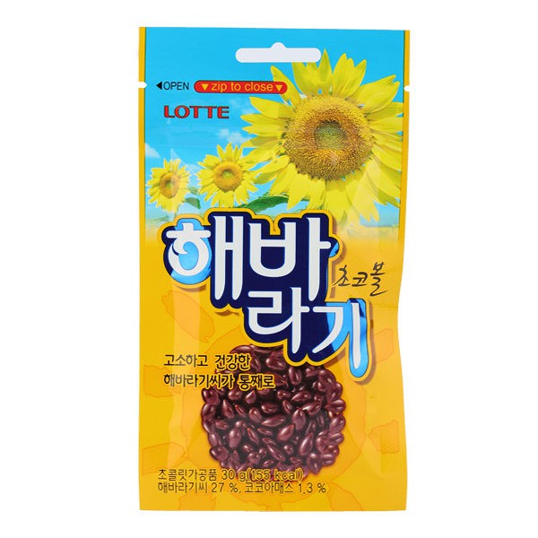 韓國 LOTTE 樂天葵花子巧克力30g【庫奇小舖】