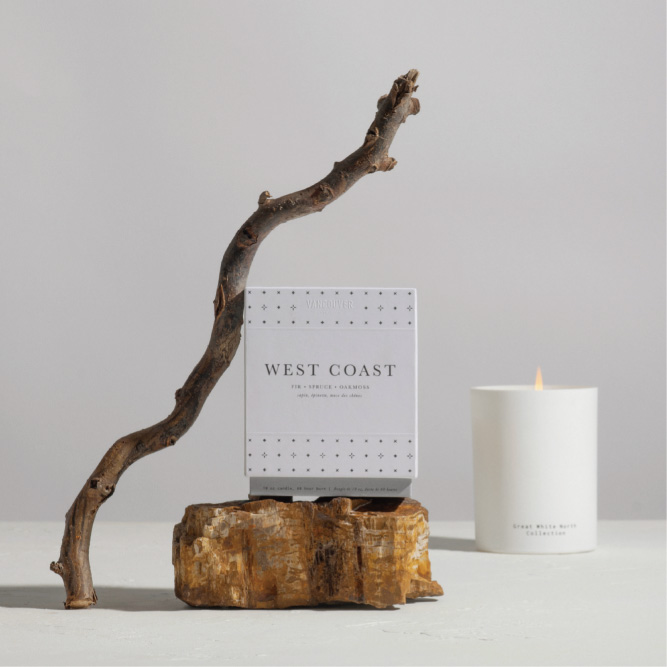 Vancouver Candle Co 加拿大直送香氛 天然大豆蠟香氛蠟燭 大白北系列 WEST COAST 冷杉‧雲杉‧橡樹苔 10oz