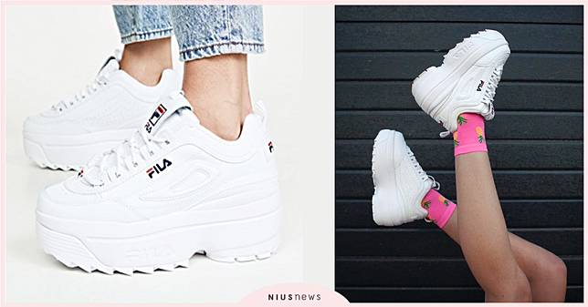 Fila 鋸齒老爹鞋 9cm厚底狂增高 小隻女一穿變長腿女神 連懶人版本都有 妞新聞 Line Today